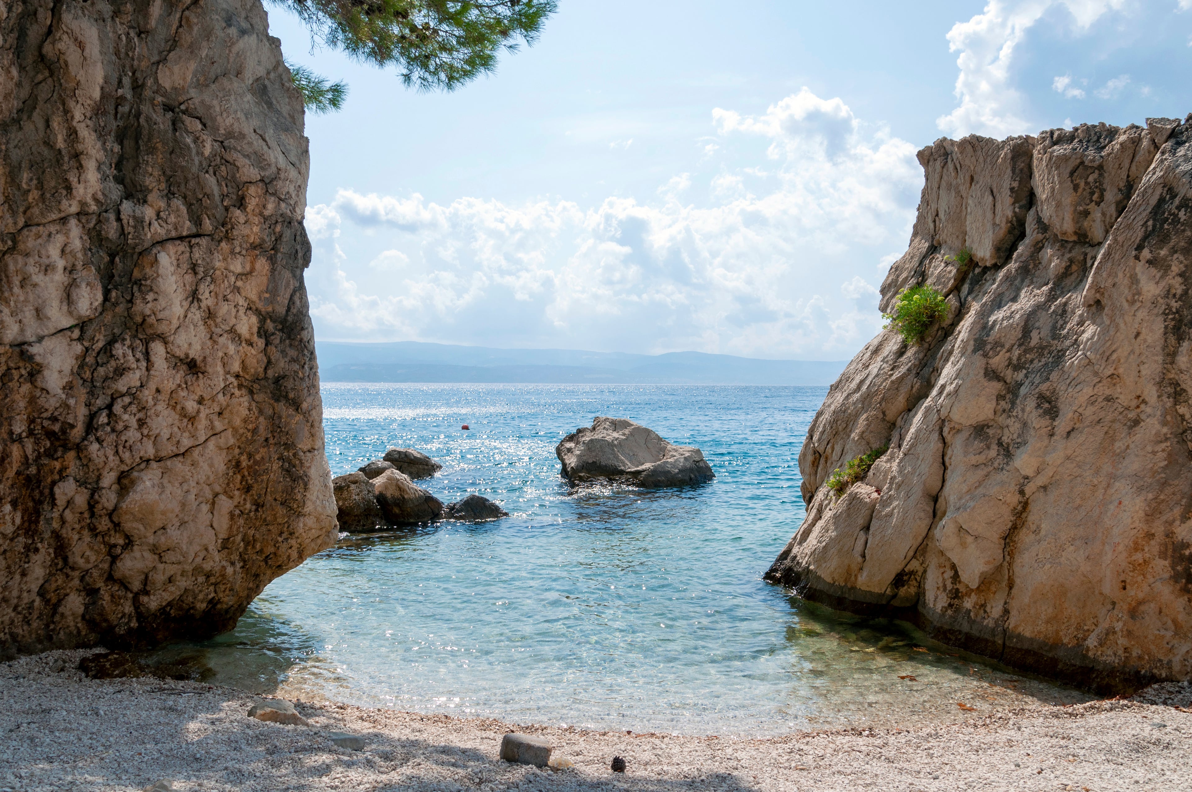 Secluded beach on Hvar Island